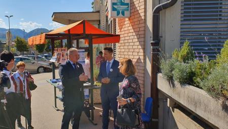 Obisk ministra Počivalška, foto arhiv ZDT